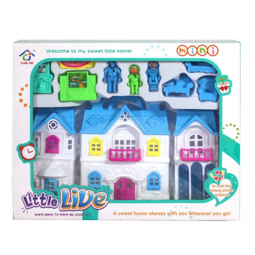 CASA PARA MUECA CON MUEBLES