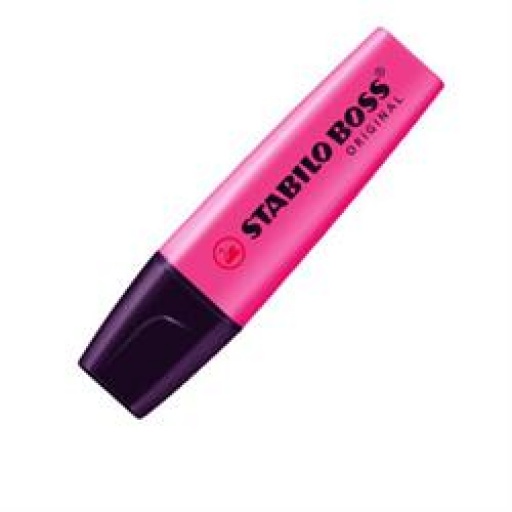 Marcador Fluo Stabilo Boss Fucsia