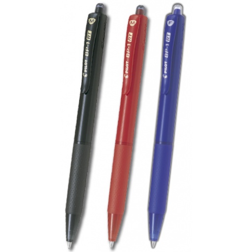 PILOT BP1RT RETRACTIL MEDIUM ROJO