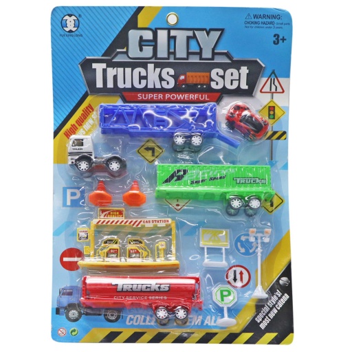 CAMION CON ACCS 11 PIEZAS  0373