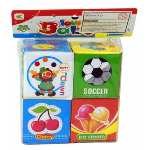 CUBO X 4 C/DIEO PARA BEBE  4660