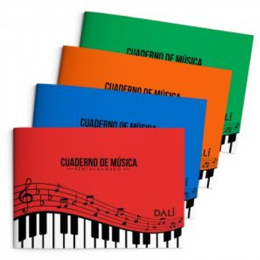 CUADERNO 20 HS MUSICA (PENTAGRAMAL)
