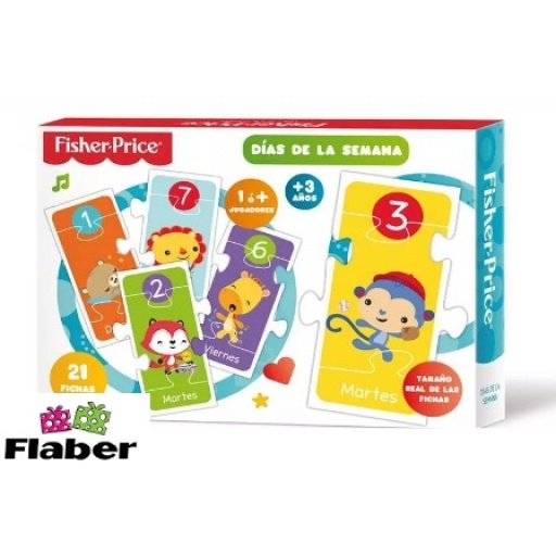 Juego de Mesa Fisher Price los Dias de la Semana Didacta