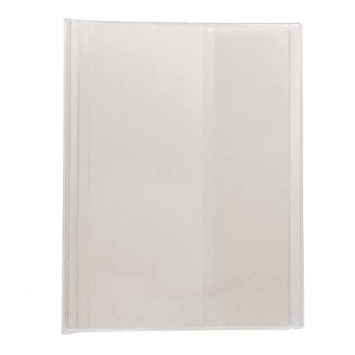 FORRO PVC PARA CUADERNOLA TRANSPARENTE