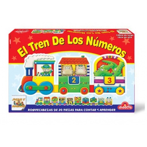 Juego de Mesa El Tren de los Numeros Didacta