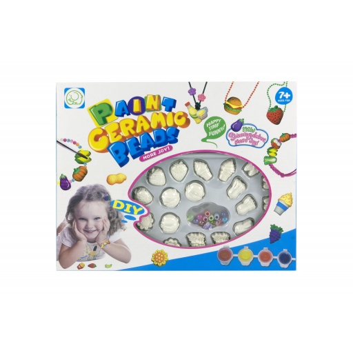 CUENTA DE CERAMICA PARA PINTAR Y HACER PULSERAS