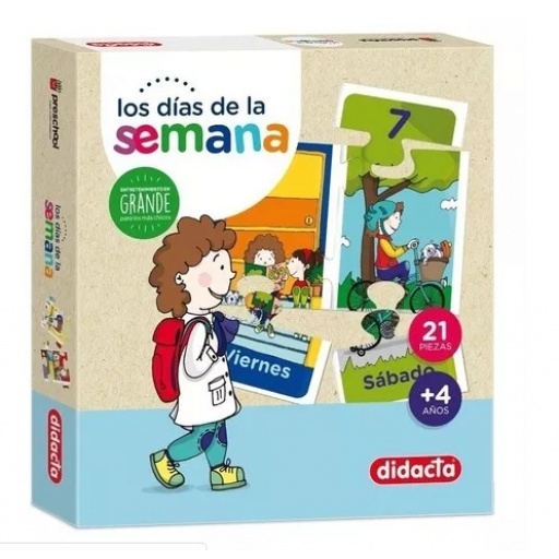 Jugo de Mesa Los Dias de las Semanas Didacta