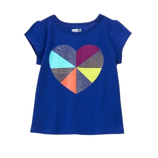 REMERA CORAZON AZUL CRAZY8