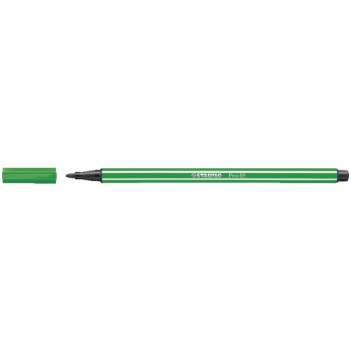 MARCADOR STABILO PEN 68 TRAZO GRUESO VERDE