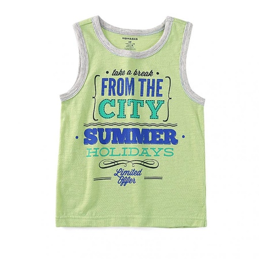 CHERAA MUSCULOSA VERDE "SUMMER HOLIDAYS" 24M