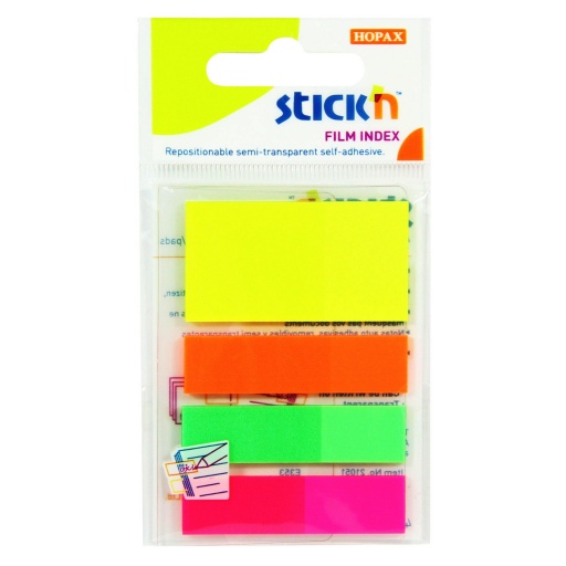 INDICE STICKN FILM 4 COLORES FLUO