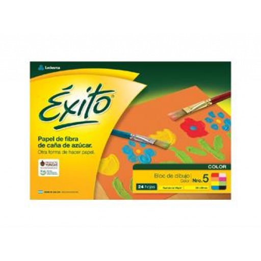 BLOCK DE DIBUJO EXITO COLOR N5 120G 24 HOJAS