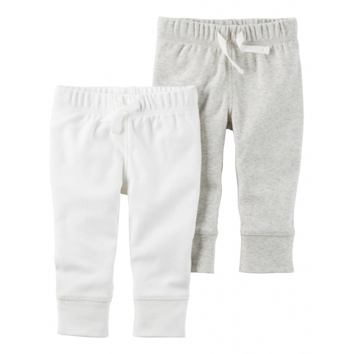 PANTALONES ALGODON CARTERS X2 12M