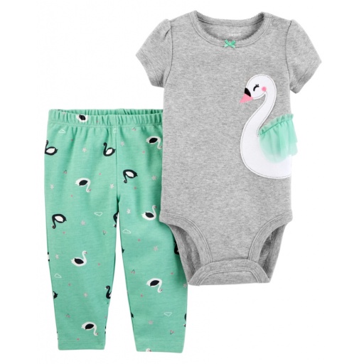 SET CALZA Y BODY MC CARTERS CISNE 18M