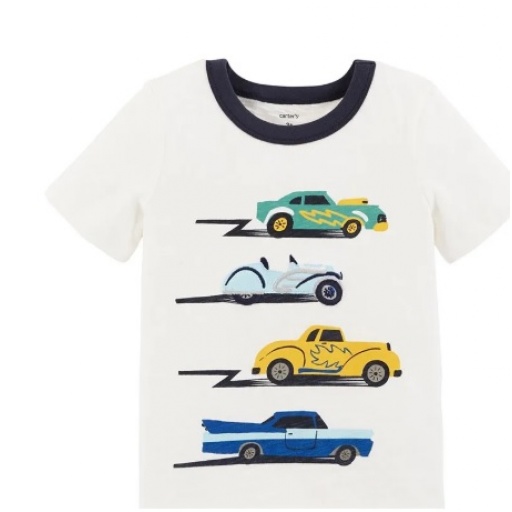 REMERA CARTERS MC ALGODON AUTOS 9M