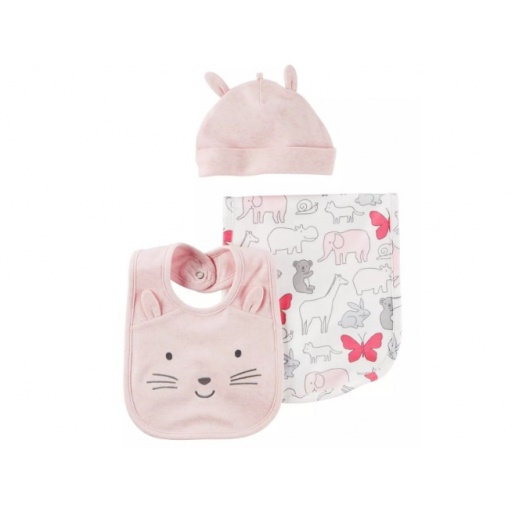 PACK CARTERS BABAERO BABITA Y GORRO AJUAR NIA