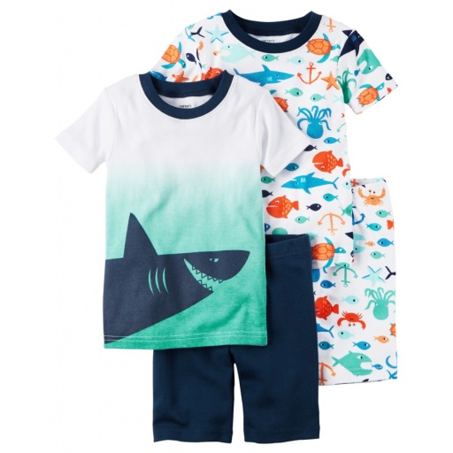 PACK X2 PIJAMAS CARTERS ALGODON VERANO 18M