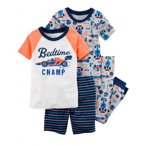 PACK X2 PIJAMAS CARTERS ALGODON TRACK TEAM 2T