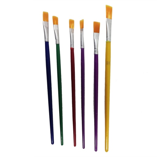 PINCEL SET DE 6 UNIDADES PLASTICO 20CM