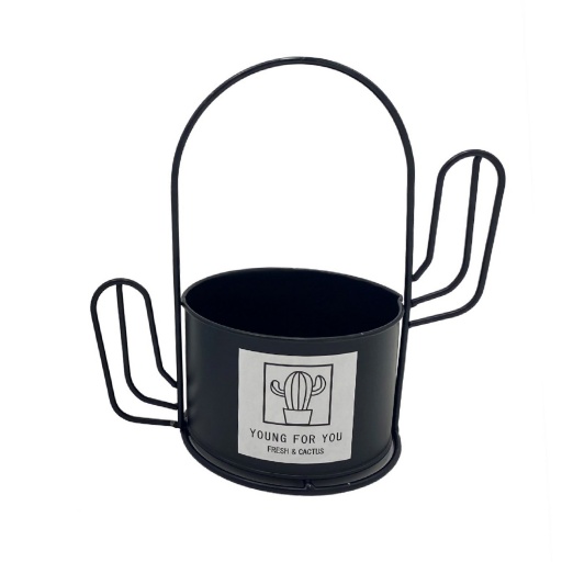 MACETA METAL CACTUS W454