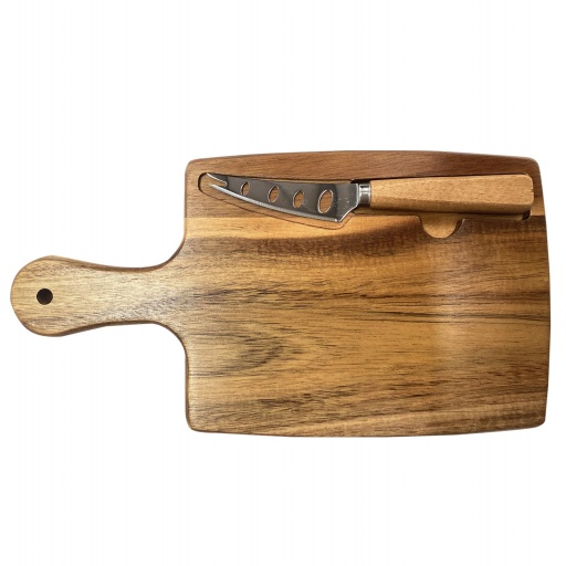 TABLA MADERA RECTANGULAR 1 CUCHILLO QUESO