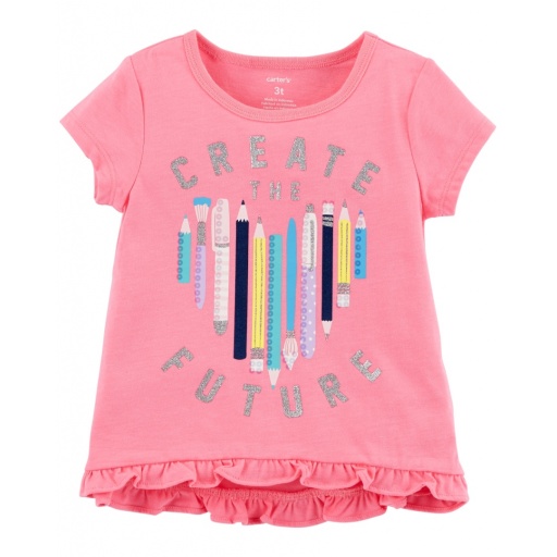 REMERA CARTERS MANGA CORTA CREATE FUTURE 12M