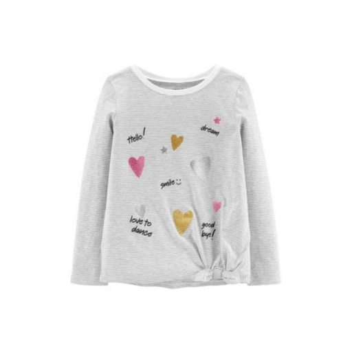 REMERA CARTERS MANGA LARGA ALGODON CORAZON