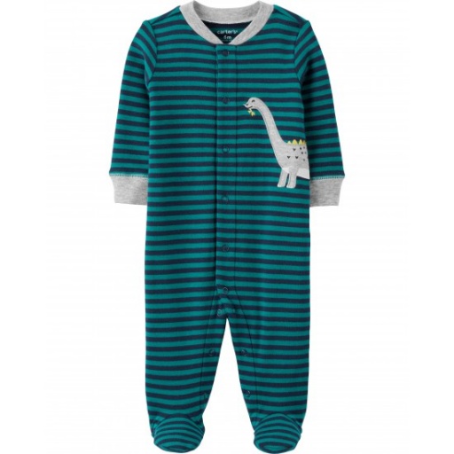 PIJAMA CARTERS ALGODON DINO RAYAS 3M