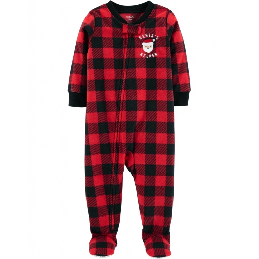 PIJAMA CARTERS MICROPOLAR SANTAS HELPER 24M