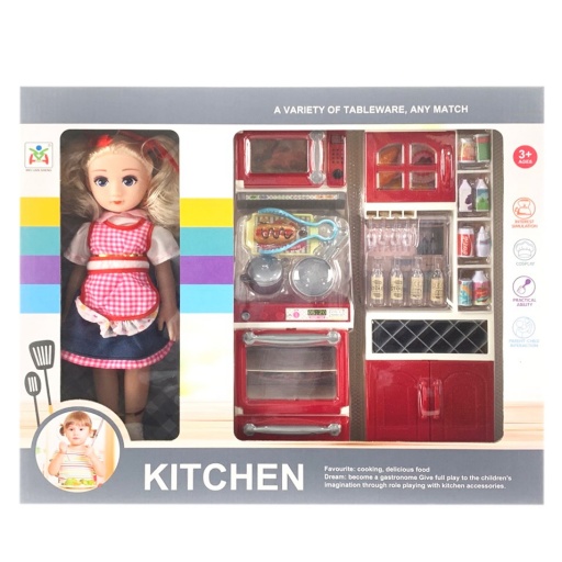 MUECA CON COCINA MICRO ALACENA ACCS  8991