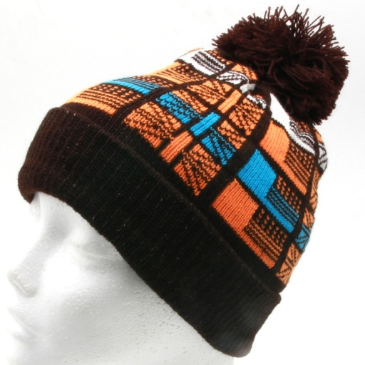 GORRO JUVENIL TEJIDO FINO CON POMPON