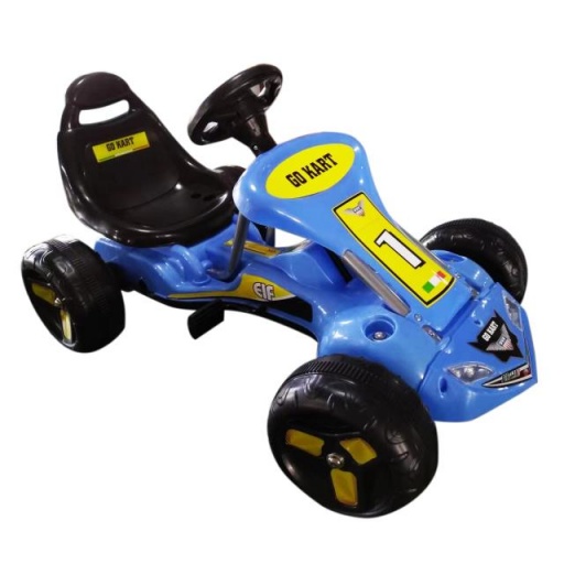 AUTO KART A PEDAL GO KART NUMERO 1 AZUL