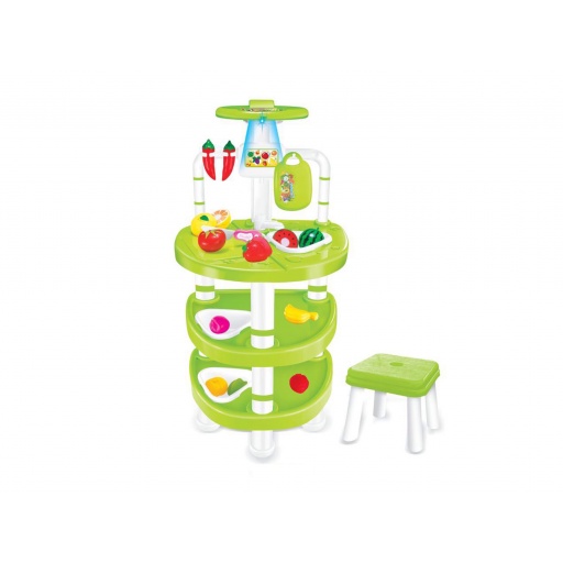 JUEGO FRUTAS Y VERDURAS 3 PISOS CON BANCO ML-1055 6917518810554