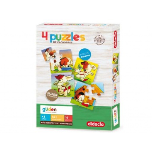 DIDACTA MADERA 4 PUZLES