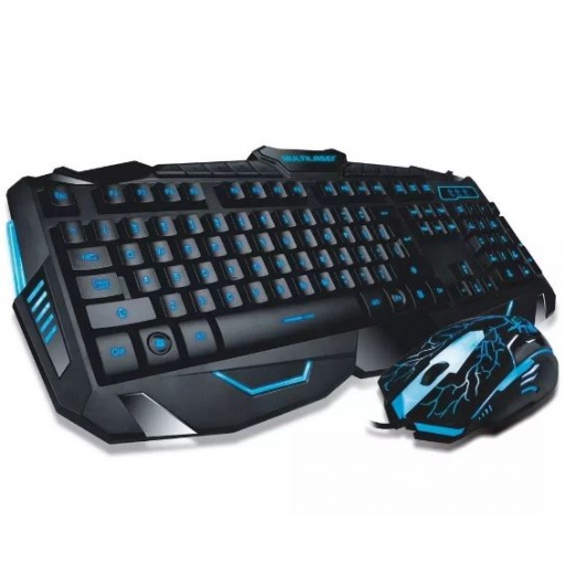 KIT TECLADO MOUSE GAMER LED MU