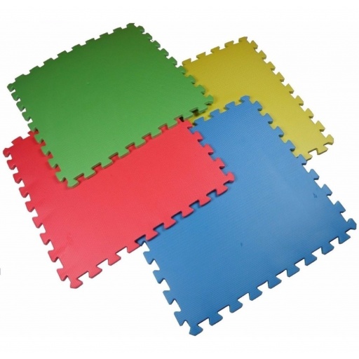 ALFOMBRA PUZZLE GOMA EVA 60X60X4CM  X4 PLANCHAS 4269