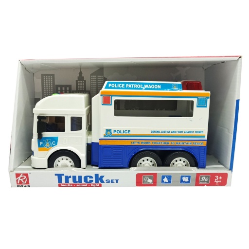 CAMION POLICIA CON LUZ Y SONIDO
