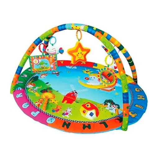 GIMNASIO ALFOMBRA PARA BEBE REDONDO PVC