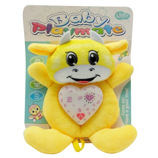 DORMIDERA VACA PELUCHE LUZ SONIDO