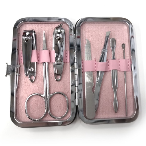 SET MANICURA 7 PIEZAS CON ESTUCHE W351