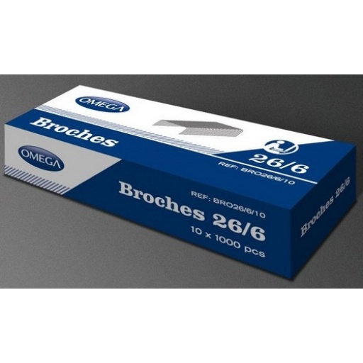 BROCHES OMEGA 26/6 X 1000