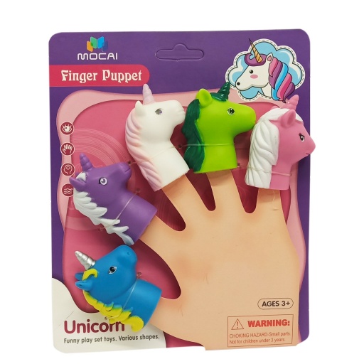 TITERE DE GOMA X 5 UNICORNIOS