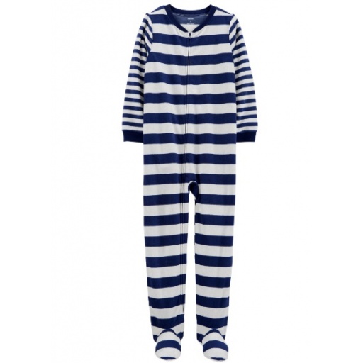 PIJAMA CON PIE A RAYAS MICROPOLAR NIO CARTERS 7T