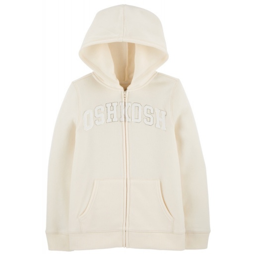 CAMPERA DE ALGODON  BEIGE CON LOGO  NIA OSHKOSH 8T