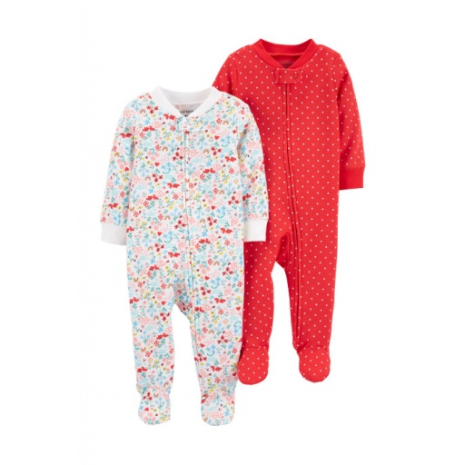 PACK 2 PIJAMAS CON PIE CARTERS 3M