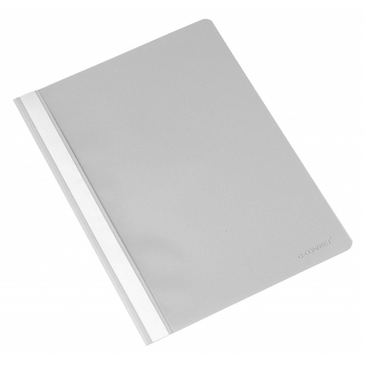 Carpeta Tapa Transparente A4 Gris