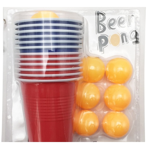 JUEGO MESA VASOS + PELOTAS PING PONG  6000000513351