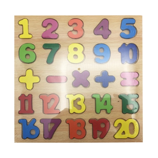 ENCASTRE MADERA LETRAS Y NUMEROS