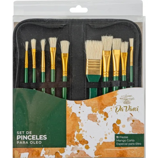 SET PINCELES DAVINCI 10 PC + E