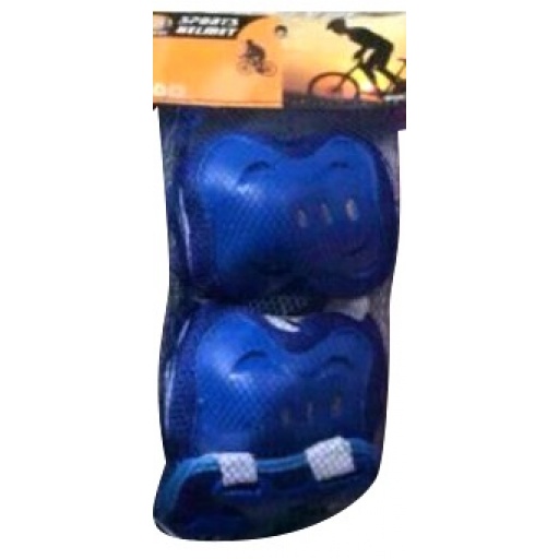 SET RODILLERAS + CODERAS PARA NIOS BICI PATINETA AZUL 6920172505605